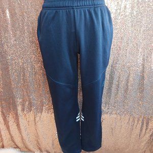 Adidas Three Striped Women's Navy Blue Waist String Track Pants Size: S